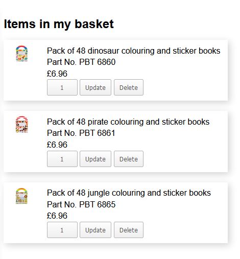 Mix and match basket
